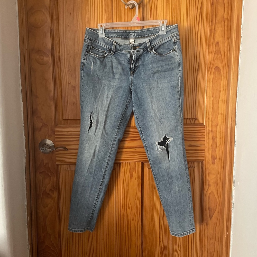 Light wash Ann Taylor jeans